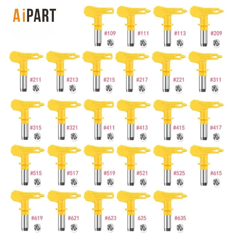 Yellow Airless Spray Nozzle With Multiple Metal Materials And Stainless Steel Finishes, Airless Spray Gun Nozzle Spray Tool
Yellow Airless Spray Nozzle With Multiple Metal Materials And Stainless Steel Finishes, Airless Spray Gun Nozzle Spray Tool