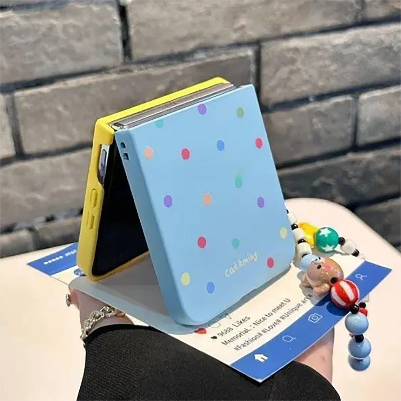Z Flip6 Case Cute Candy Color Blocking Flip Phone Case For Samsung Galaxy Z Flip6 Zflip5 Zflip4 Zflip3 Cases With Cartoon Chain
Z Flip6 Case Cute Candy Color Blocking Flip Phone Case For Samsung Galaxy Z Flip6 Zflip5 Zflip4 Zflip3 Cases With Cartoon Chain