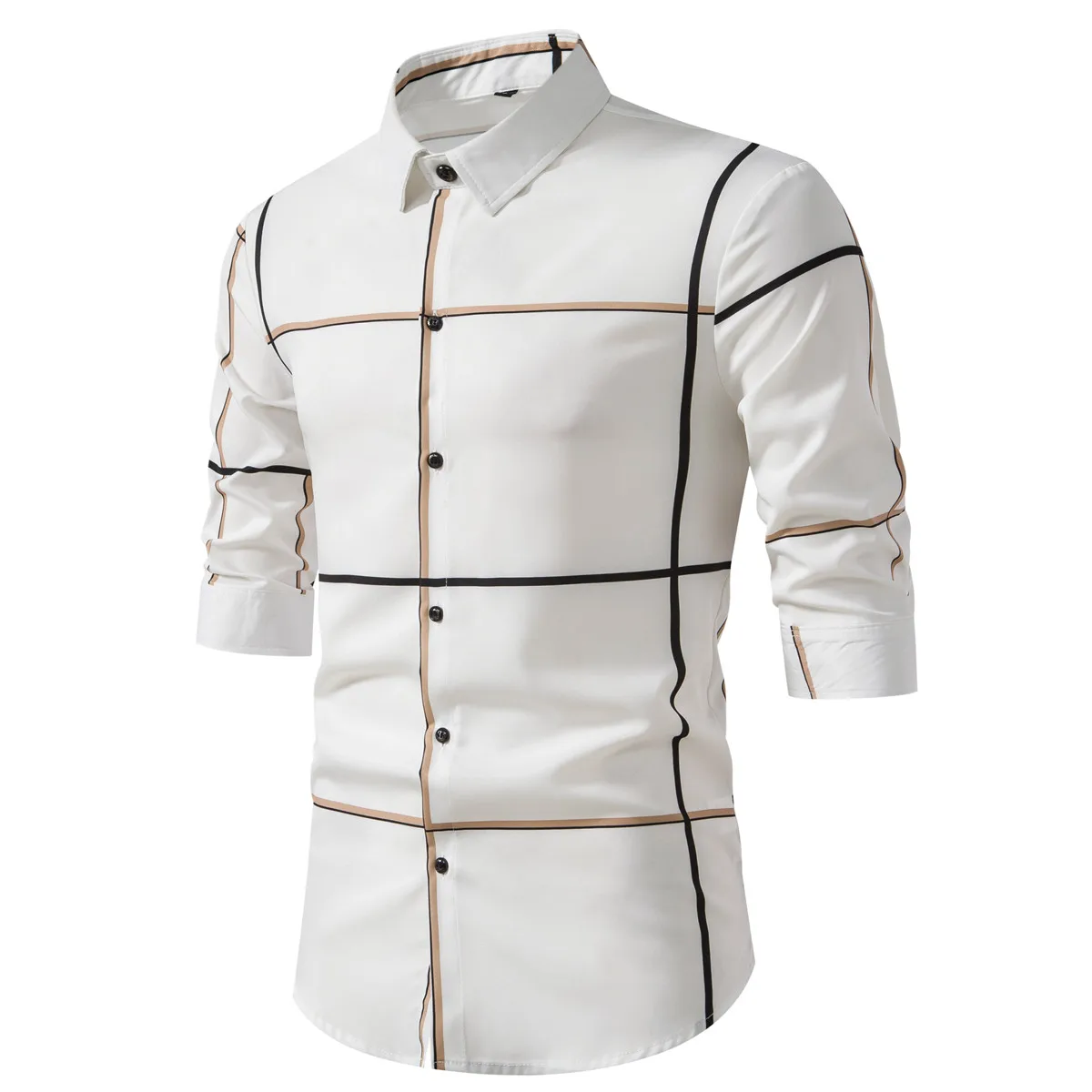 2023 New Men's Half Sleeve Shirt Stripe Turn-down Collar Fashion Casual Trend Thin Men Clothing
2023 New Men's Half Sleeve Shirt Stripe Turn-down Collar Fashion Casual Trend Thin Men Clothing