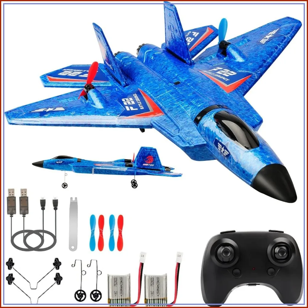 F22 Raptor RC Plane Ready to Fly, 2.4GHz 2CH Remote Control Airplane for Beginners, Kids & Adults
F22 Raptor RC Plane Ready to Fly, 2.4GHz 2CH Remote Control Airplane for Beginners, Kids & Adults