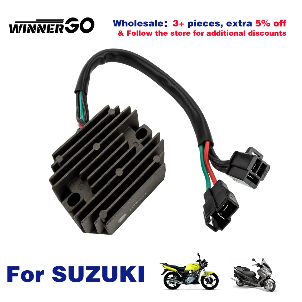 Voltage Regulator Rectifier For Suzuki AN 250 Burgman 125 EN 125 GN125 GSX 250 2000 32800-22D11 32800-22D10 32800-37G10-000
Voltage Regulator Rectifier For Suzuki AN 250 Burgman 125 EN 125 GN125 GSX 250 2000 32800-22D11 32800-22D10 32800-37G10-000