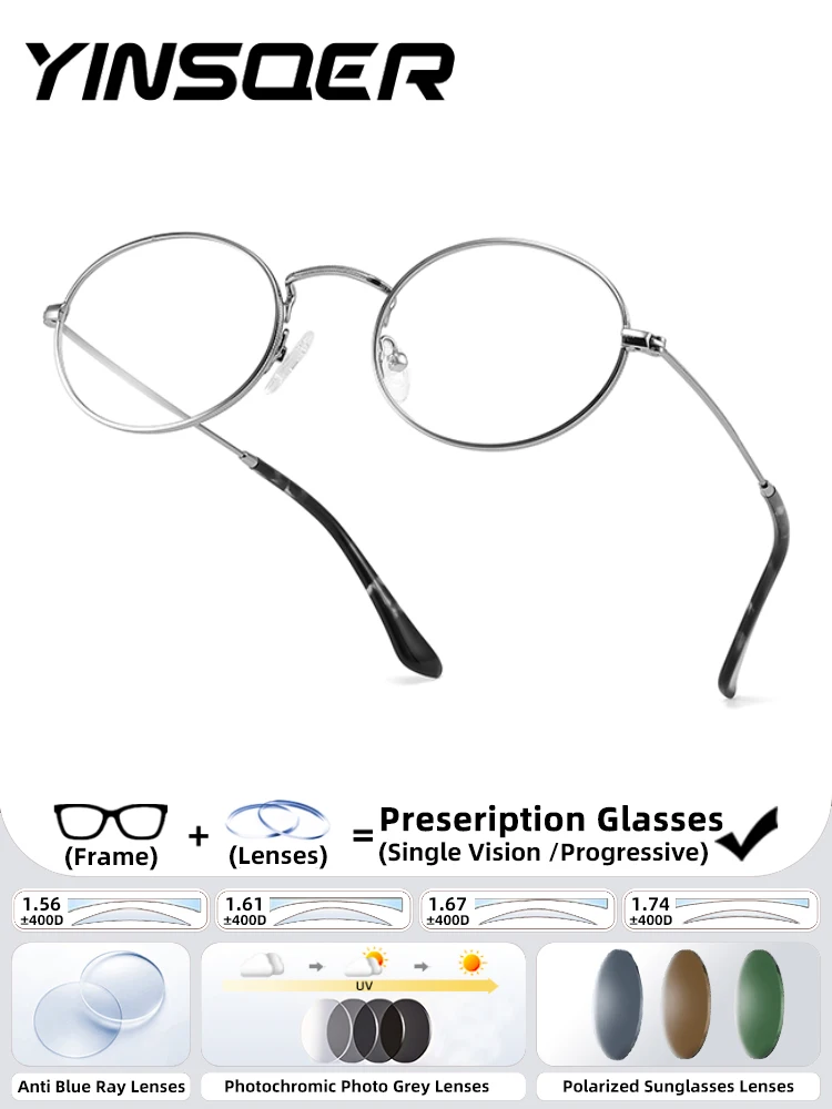 Oval Metal Women’s Glasses Frames Luxury Brand Design Anti Blue Light Graduated Glasses Man High-quality Prescription Eyeglass
Oval Metal Women’s Glasses Frames Luxury Brand Design Anti Blue Light Graduated Glasses Man High-quality Prescription Eyeglass