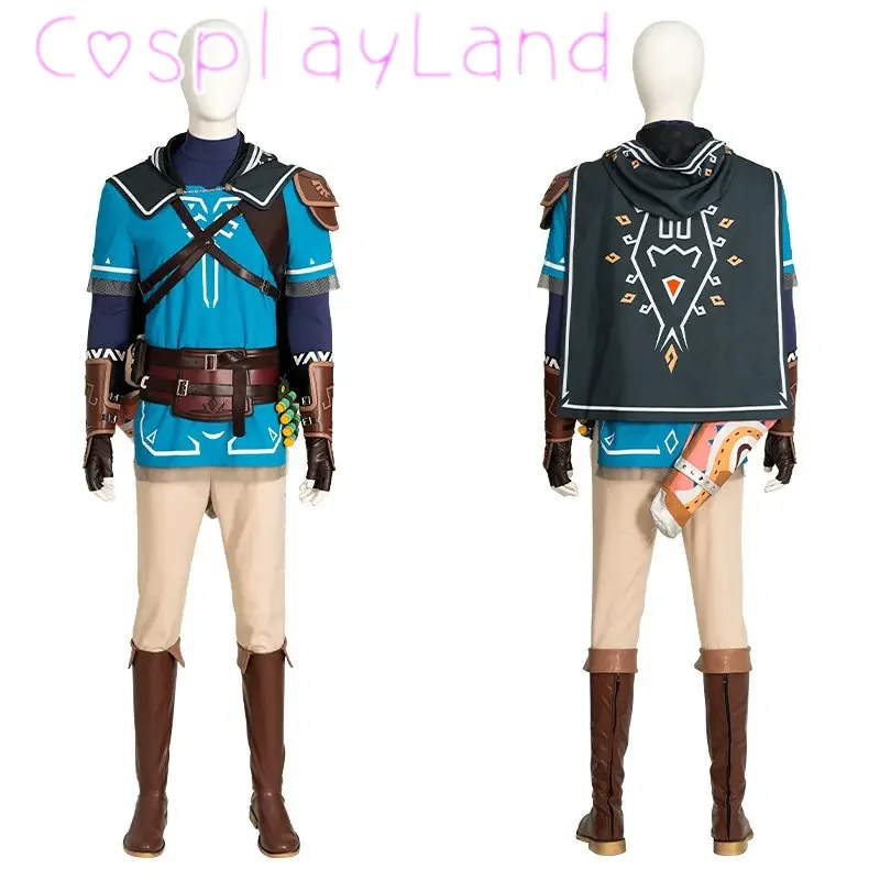 Game Legend Tears Of The Kingdom Costume Hero Link Cosplay Complete Outfit With Cape Waist Props Halloween Carnival Men Suit
Game Legend Tears Of The Kingdom Costume Hero Link Cosplay Complete Outfit With Cape Waist Props Halloween Carnival Men Suit