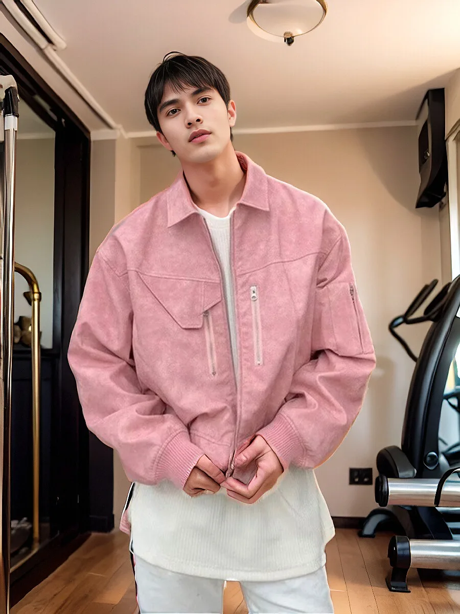 Мужское пальто-пилот в стиле ретро из искусственной кожи Jaet Muscle pe Youth Faion, длинное пальто-молния против морщин, застежка-молния
Мужское пальто-пилот в стиле ретро из искусственной кожи Jaet Muscle pe Youth Faion, длинное пальто-молния против морщин, застежка-молния