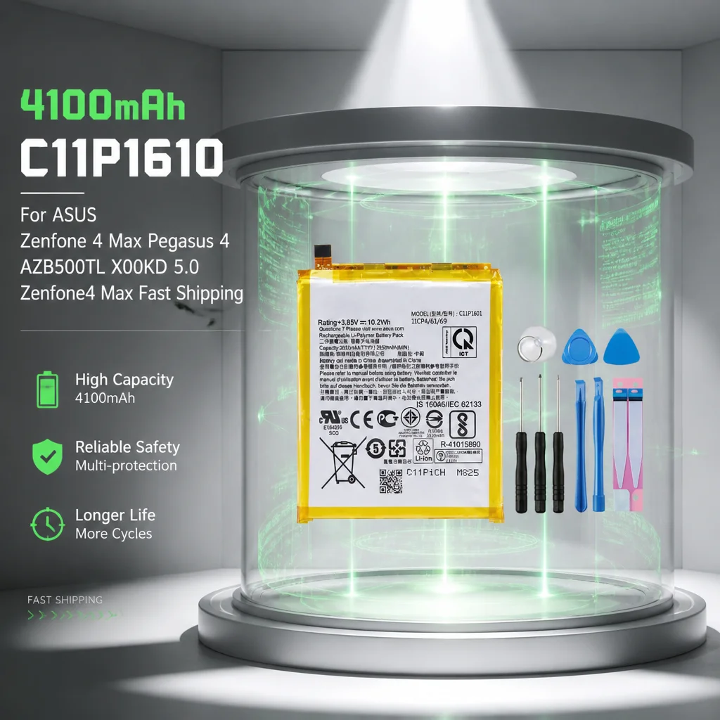 High-Quality New C11P1601 2600mAh 3.85V Battery For ASUS Zenfone 3 ZE520KL Z017DA Z017DB Live ZB501KL A007 Mobile Phone Battery
High-Quality New C11P1601 2600mAh 3.85V Battery For ASUS Zenfone 3 ZE520KL Z017DA Z017DB Live ZB501KL A007 Mobile Phone Battery