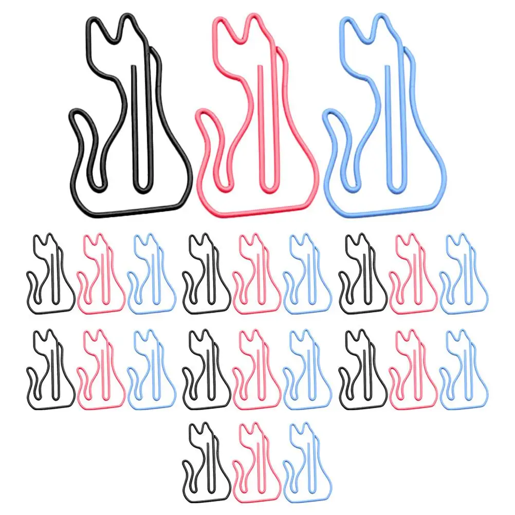 24pcs Cat Paper Clips Colorful Animal Shaped Cartoon Metal Office Supplies Cute Bookmarks Studying Accessories Gifts
24pcs Cat Paper Clips Colorful Animal Shaped Cartoon Metal Office Supplies Cute Bookmarks Studying Accessories Gifts