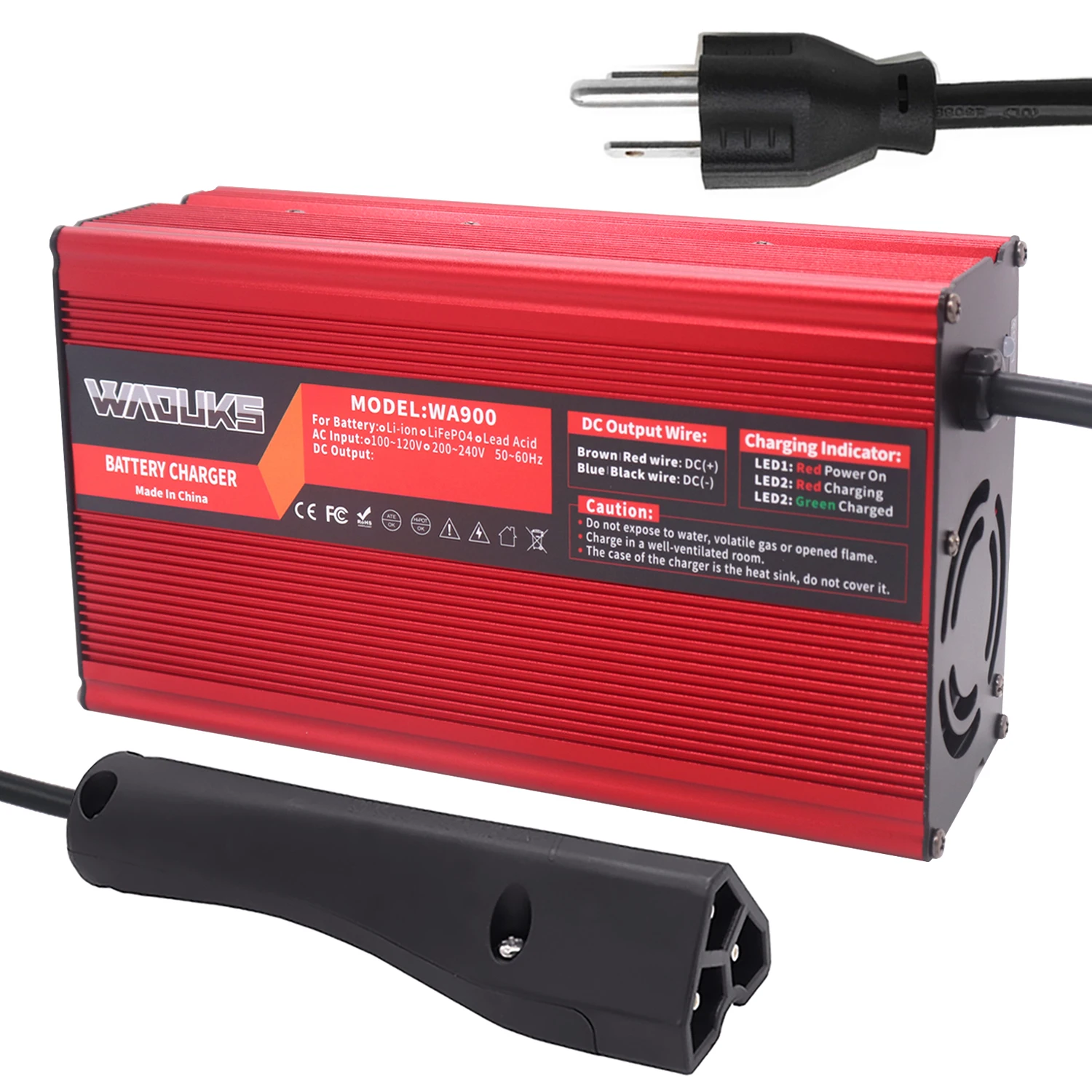 Зарядное устройство для свинцово-кислотных аккумуляторов 48В 15А для гольф-каров 48В с разъемом EZGO и для гольф-каров
Зарядное устройство для свинцово-кислотных аккумуляторов 48В 15А для гольф-каров 48В с разъемом EZGO и для гольф-каров