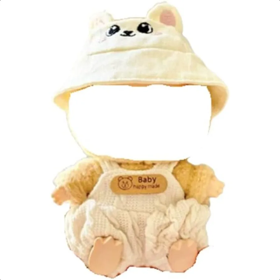 17cm Doll Clothes Suitable Dolls Accories Set Gift for 1Hat+1Rompers No Doll TL700 White
17cm Doll Clothes Suitable Dolls Accories Set Gift for 1Hat+1Rompers No Doll TL700 White