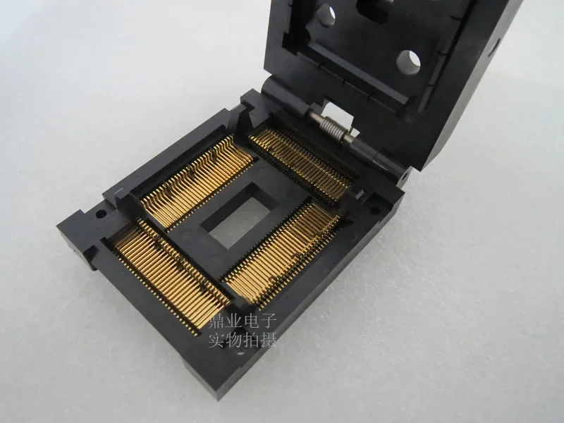 IC51-1284-844-1 PQFP128 шаг 0,8 мм, гнездо для проживания, позолота, сиденье для тестирования IC, испытательный стенд для гнезда
IC51-1284-844-1 PQFP128 шаг 0,8 мм, гнездо для проживания, позолота, сиденье для тестирования IC, испытательный стенд для гнезда