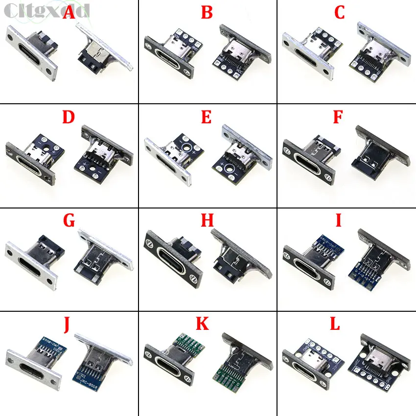 Cltgxdd 1pcs 2 6 12 16 24 Pin USB 3.1 Type C Female Socket Connector Data Charging Port Type-C Plug-in Test Board With PCB Board
Cltgxdd 1pcs 2 6 12 16 24 Pin USB 3.1 Type C Female Socket Connector Data Charging Port Type-C Plug-in Test Board With PCB Board