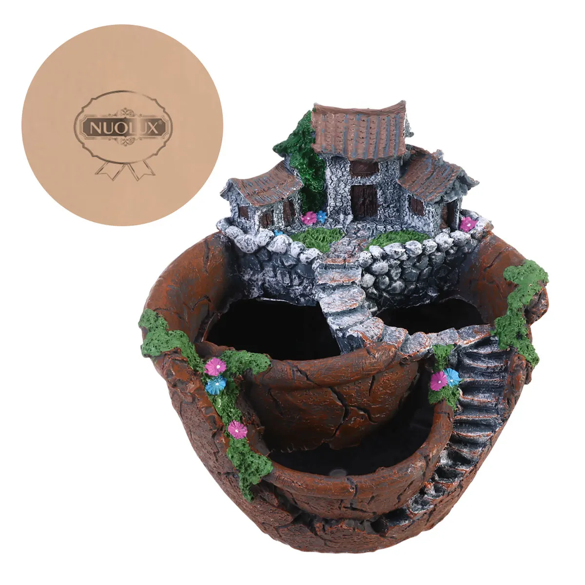 1pc Creative Flower Pot Micro Landscape Planters Fairy Garden Succulent Pots Desk Balcony Indoor Plants Container Small Flowers
1pc Creative Flower Pot Micro Landscape Planters Fairy Garden Succulent Pots Desk Balcony Indoor Plants Container Small Flowers