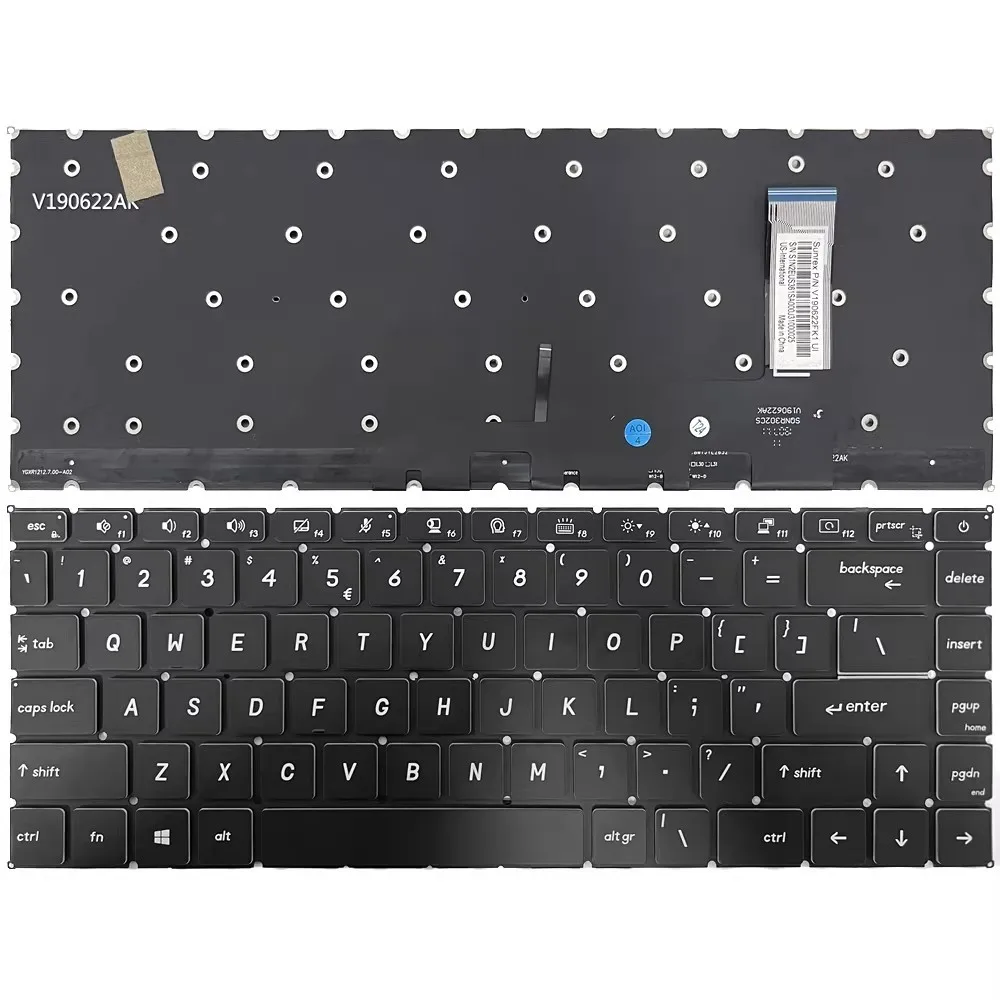 New for MSI Summit E15 A11SCST MS-16S6 1551 1571 1562 1563 US Backlit Keyboard black
New for MSI Summit E15 A11SCST MS-16S6 1551 1571 1562 1563 US Backlit Keyboard black