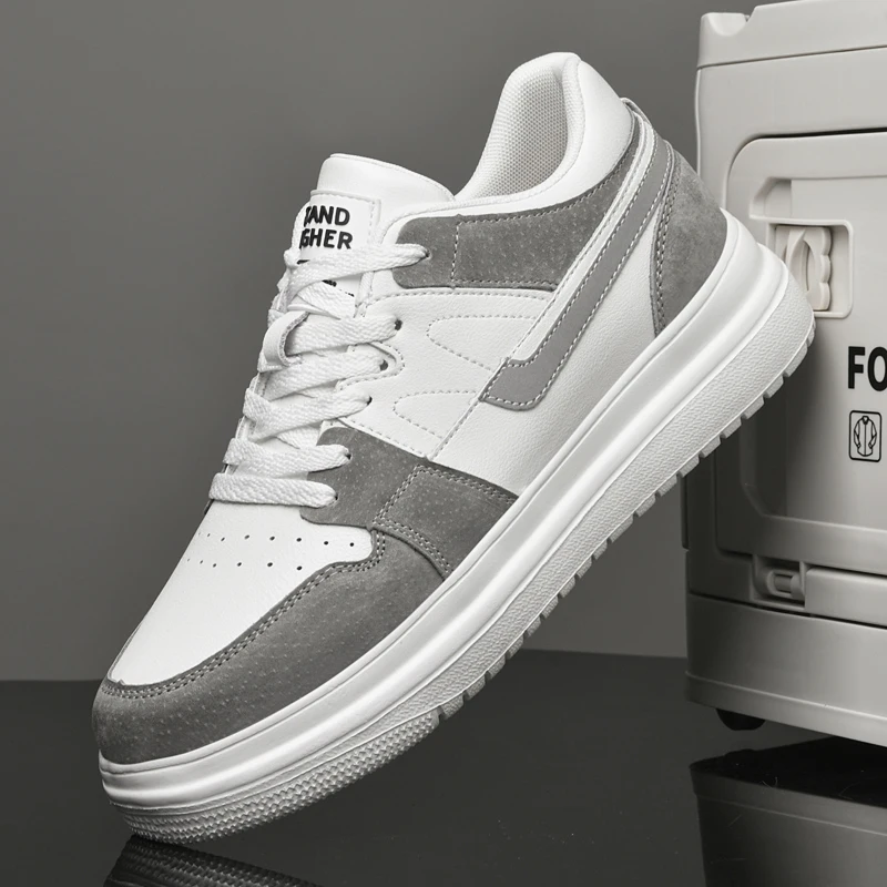 Spring 2025 Men's White Sneakers - Couple Style, Trendy & Versatile, Lightweight Breathable & Height-Increasing
Spring 2025 Men's White Sneakers - Couple Style, Trendy & Versatile, Lightweight Breathable & Height-Increasing