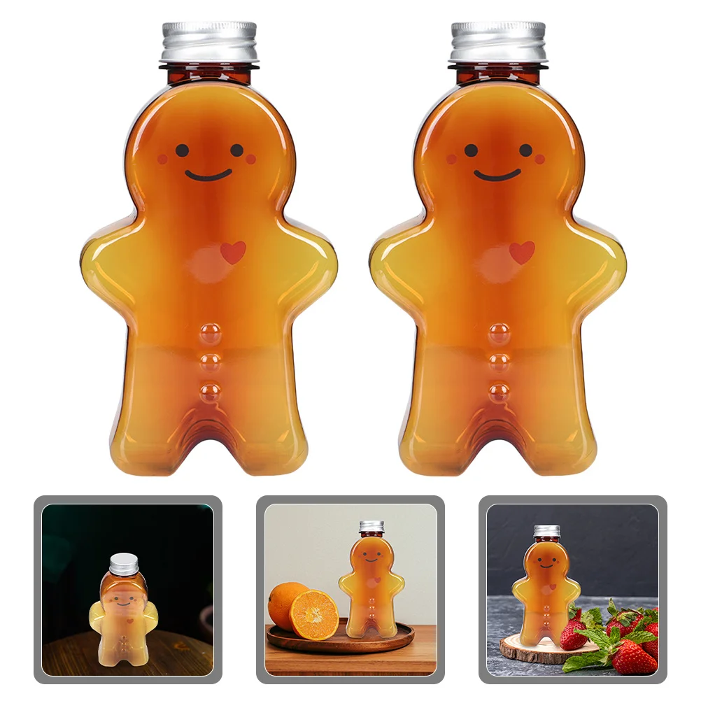 6Pcs Refillable Water Bottles Gingerbread Man Shape Festive Drink Containers for Christmas Celebration 500Ml Drinking Bottles
6Pcs Refillable Water Bottles Gingerbread Man Shape Festive Drink Containers for Christmas Celebration 500Ml Drinking Bottles