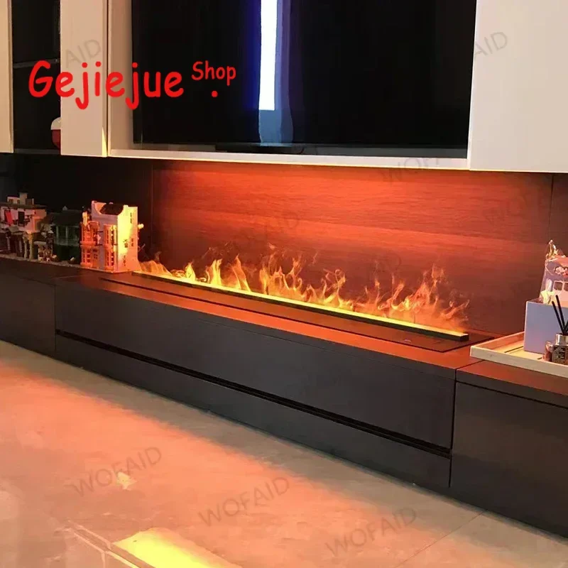 Vent-Free Water Vapour Fireplaces Tv Stand Wall Mount Chimenea Electric Fire place Ultra Thin Steel Smart Atomizing Fireplace
Vent-Free Water Vapour Fireplaces Tv Stand Wall Mount Chimenea Electric Fire place Ultra Thin Steel Smart Atomizing Fireplace