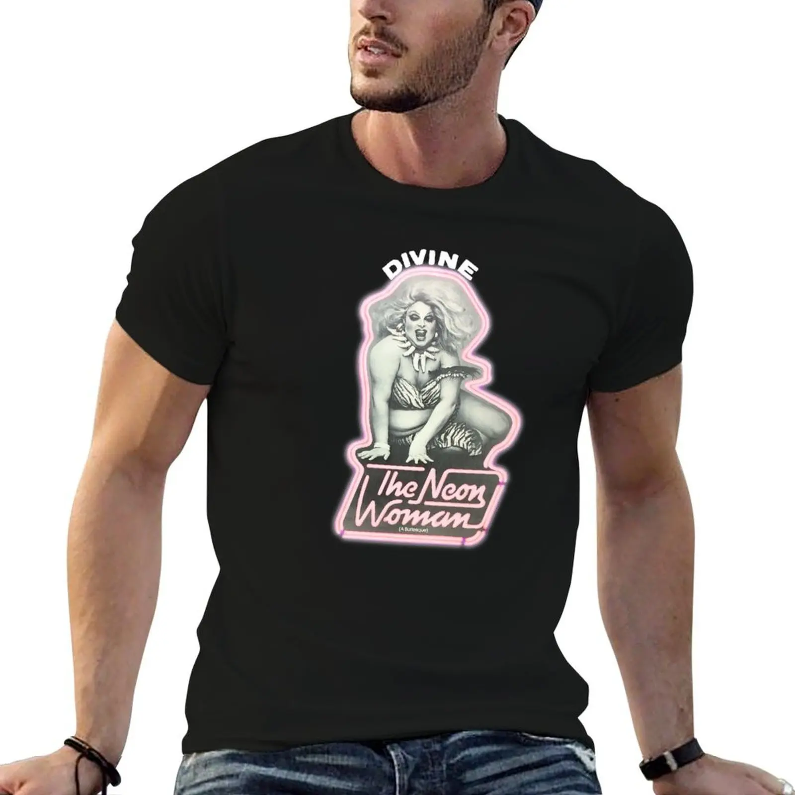 DIVINE - Vintage Broadway style Poster Art bill -The neon woman T-Shirt man t shirt heavy cotton anime t shirts for man T-Shirt
DIVINE - Vintage Broadway style Poster Art bill -The neon woman T-Shirt man t shirt heavy cotton anime t shirts for man T-Shirt