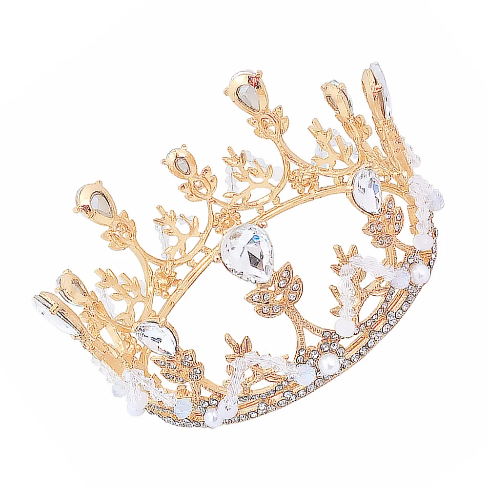 Crown Girls Children Birthday Headdress Golden Headband Shiny Crystal Rhinestones Durable Alloy Elegant Dresses Chic Costume
Crown Girls Children Birthday Headdress Golden Headband Shiny Crystal Rhinestones Durable Alloy Elegant Dresses Chic Costume