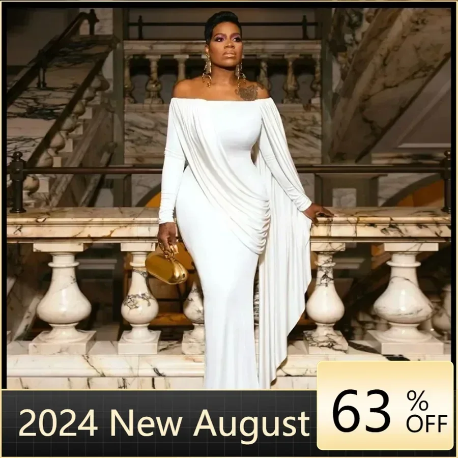 Autumn African Dresses for Women Fashion African Long Sleeve White Polyester Party Evening Long Maxi Dress Gowns Africa Clothing
Autumn African Dresses for Women Fashion African Long Sleeve White Polyester Party Evening Long Maxi Dress Gowns Africa Clothing