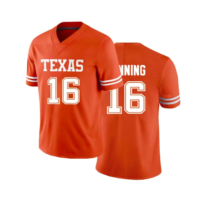 Men's Texas #16 V-Neck Embroidered Sports Jersey Loose-Fit Football Shirt Breathable T-Shirt Adult Unisex Top Men Clothing
Men's Texas #16 V-Neck Embroidered Sports Jersey Loose-Fit Football Shirt Breathable T-Shirt Adult Unisex Top Men Clothing