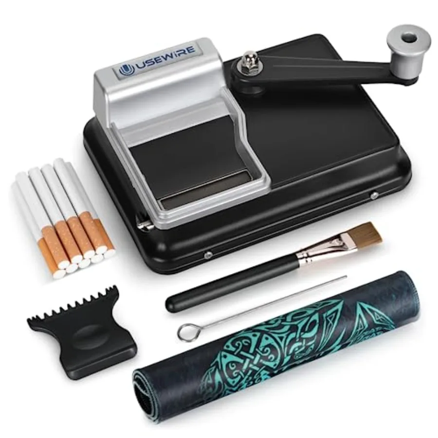 Cigarette Rolling hine, Manual Tobacco Rolling hine, Portable Home Cigarette Injector, Suitable for 0.31 inch/8 mm Diameter Pip
Cigarette Rolling hine, Manual Tobacco Rolling hine, Portable Home Cigarette Injector, Suitable for 0.31 inch/8 mm Diameter Pip