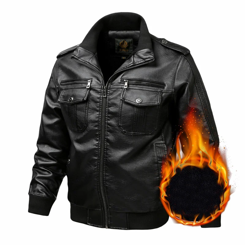 2024 Winter Men's Thick Warm Fleece Leather Jacket Motorcycle Pu Coat Fashion Locomotive Jackets Male
2024 Winter Men's Thick Warm Fleece Leather Jacket Motorcycle Pu Coat Fashion Locomotive Jackets Male