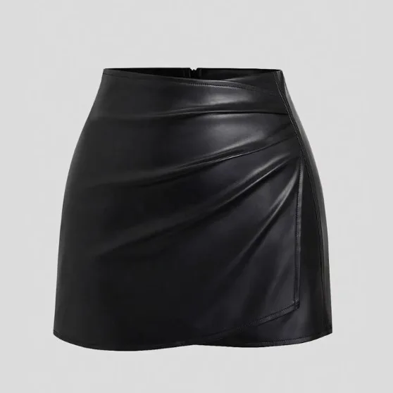New Women's Short Skirt PU Leather Skirt Black Hot Girl Nightclub Brown Fashion Sexy Hip-pack Skirt
New Women's Short Skirt PU Leather Skirt Black Hot Girl Nightclub Brown Fashion Sexy Hip-pack Skirt