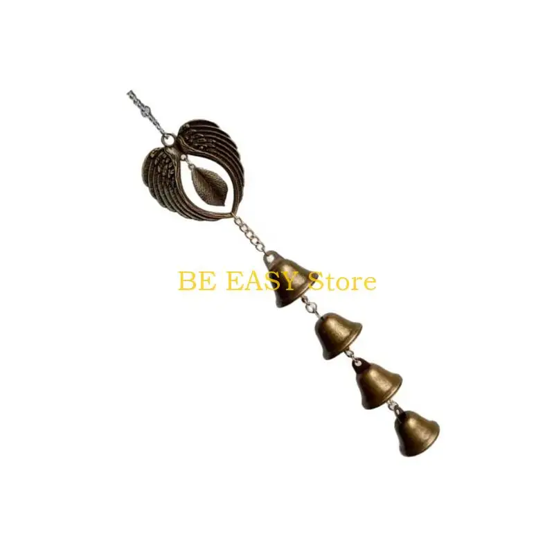 E28F Easyly Installation Wind Bells Featuring Durability Metal Heart Wing Bells Clear Tones for Garden Patios Decoration
E28F Easyly Installation Wind Bells Featuring Durability Metal Heart Wing Bells Clear Tones for Garden Patios Decoration
