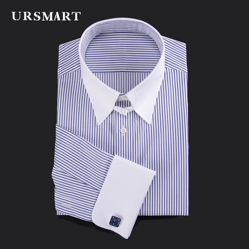 Classic French long-sleeved men's shirt British retro cotton oversized striped shirts for men
Classic French long-sleeved men's shirt British retro cotton oversized striped shirts for men