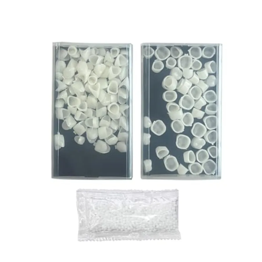 120pcs Temporary False Tooth Crown Kit for Anterior Posterior, with Moldable Fake Teeth Thermal Fitting Beads
120pcs Temporary False Tooth Crown Kit for Anterior Posterior, with Moldable Fake Teeth Thermal Fitting Beads
