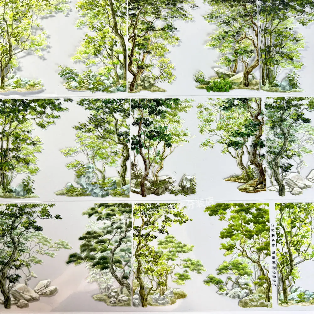 Lush Forest Landscape Decorative Stickers for Scrapbook DIY Phone Case Journal Craftwashi pet tape
Lush Forest Landscape Decorative Stickers for Scrapbook DIY Phone Case Journal Craftwashi pet tape