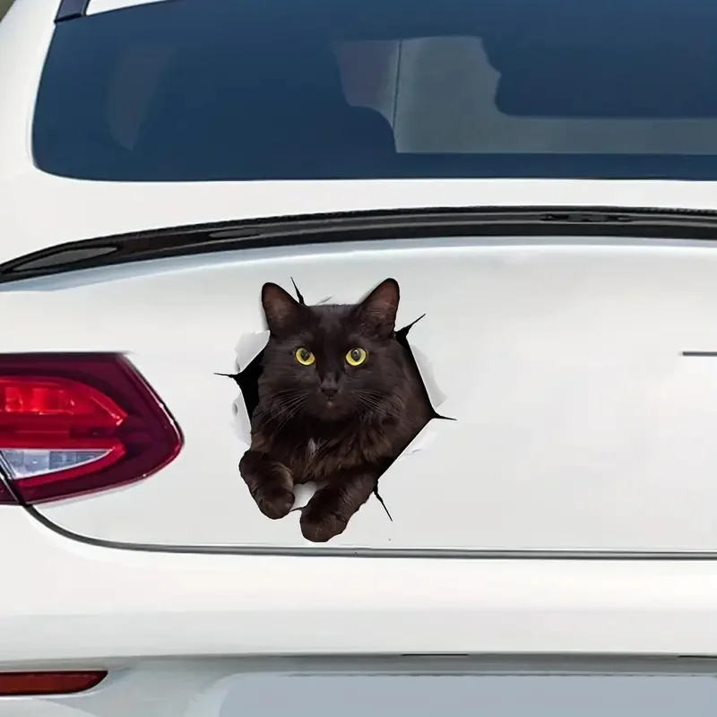 1Piece 3D Cat Stickers, Black Cat Wall Decals, Cat Stickers for Bedroom Fridge Car Wall Sunscreen Adhesive Watertight Stickers
1Piece 3D Cat Stickers, Black Cat Wall Decals, Cat Stickers for Bedroom Fridge Car Wall Sunscreen Adhesive Watertight Stickers