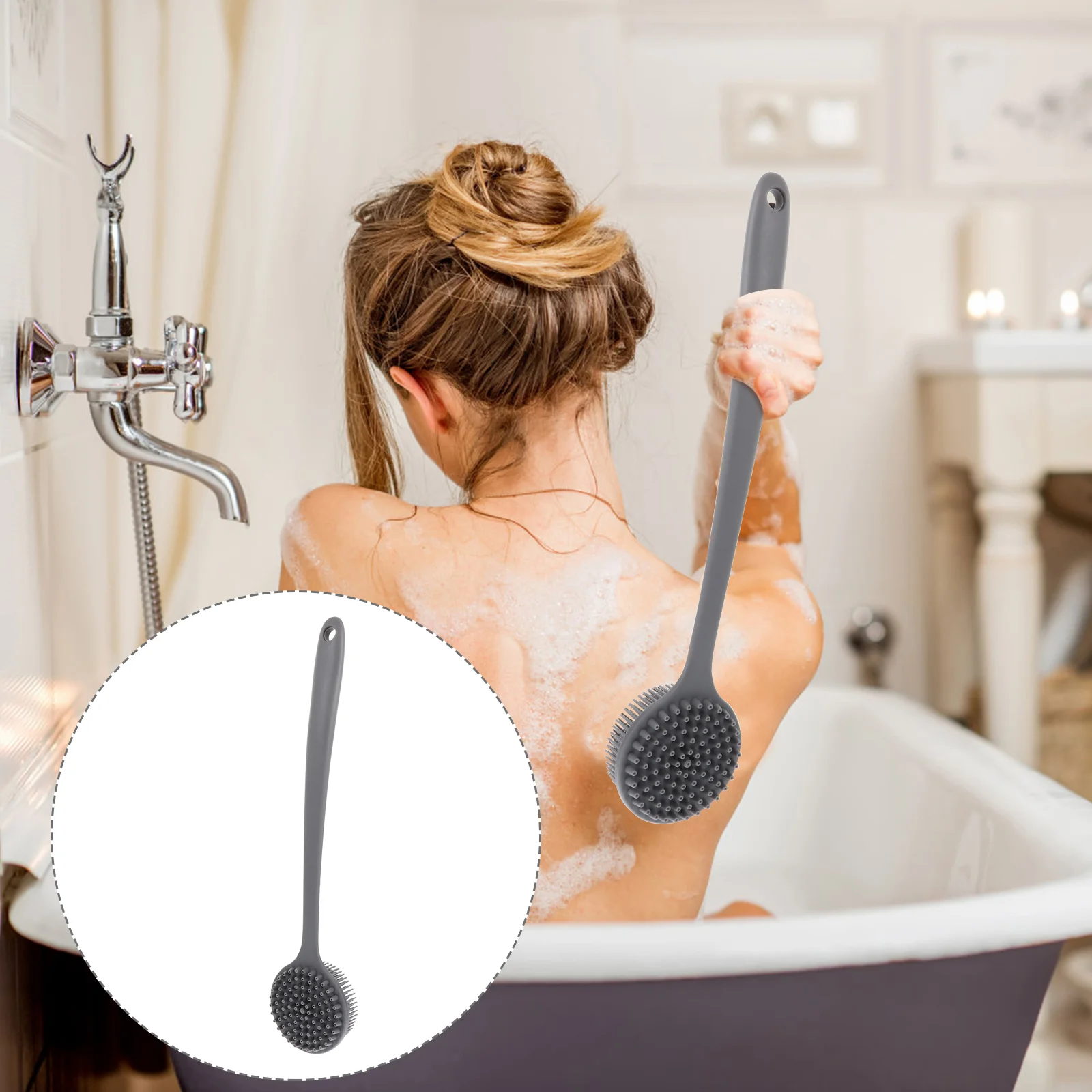 Long Handle Bath Brush Body Massage Bathing Accessories Scrubber Cleaning Shower Sponges
Long Handle Bath Brush Body Massage Bathing Accessories Scrubber Cleaning Shower Sponges