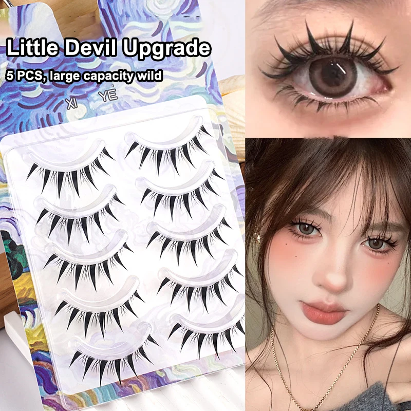 5Pairs False Lashes Cat Eye Eyelashes Eyelash Extension 3D Little Devil Lashes Natural Makeup faux Cils maquiagem
5Pairs False Lashes Cat Eye Eyelashes Eyelash Extension 3D Little Devil Lashes Natural Makeup faux Cils maquiagem