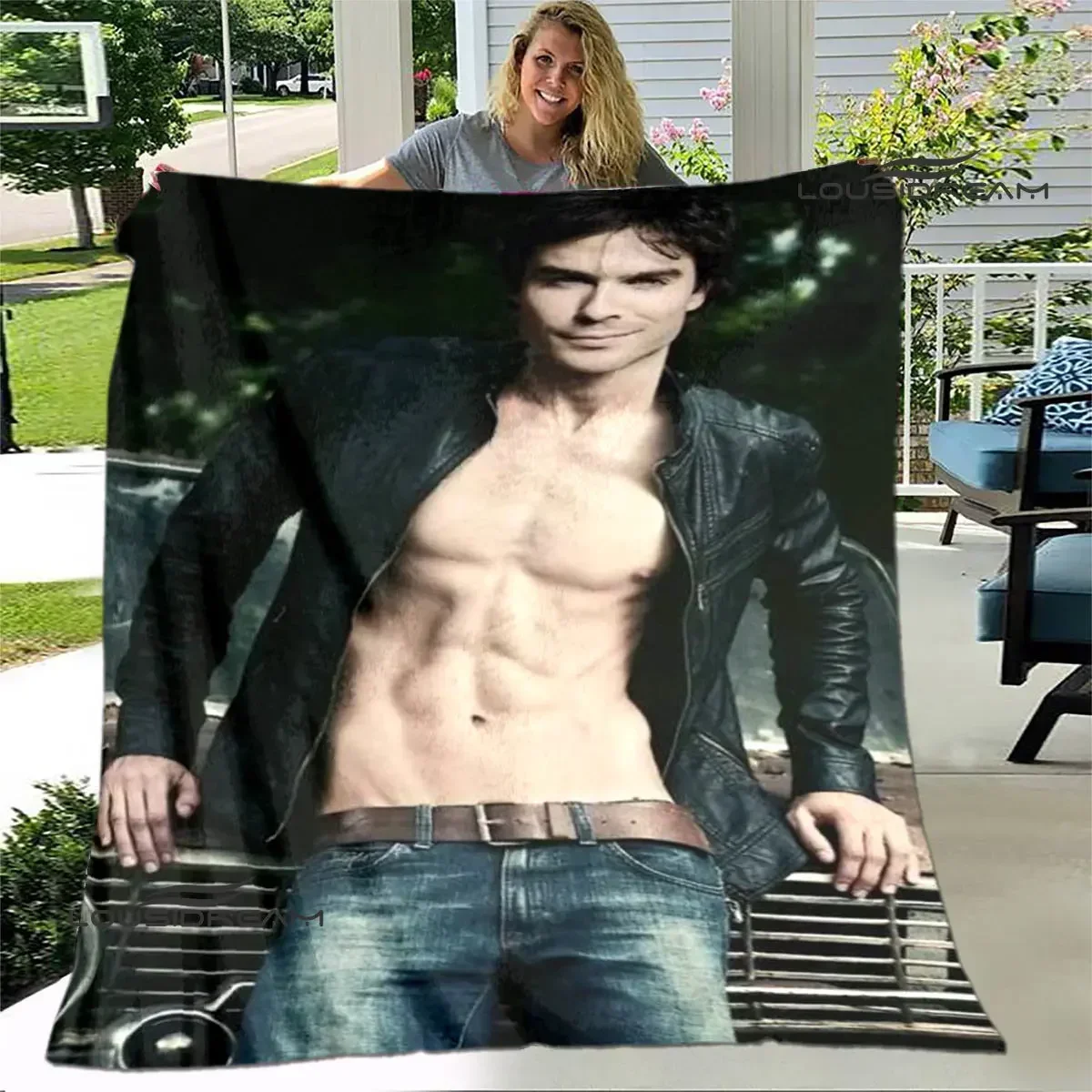 The Vampire Diaries Damon salvatore blankets warm flannel blankets picnic blanket home travel blanket bed linings birthday gift
The Vampire Diaries Damon salvatore blankets warm flannel blankets picnic blanket home travel blanket bed linings birthday gift