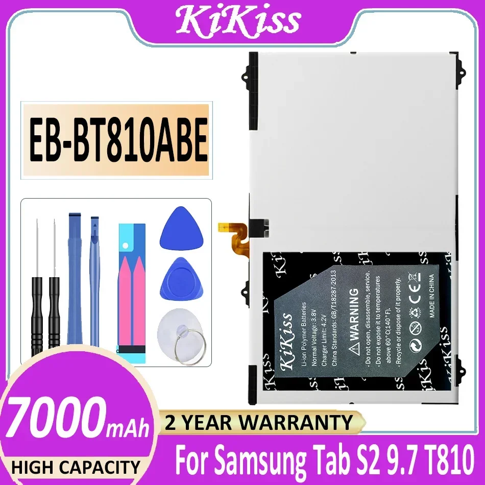 Аккумулятор EB-BT810ABE 7000 мАч для Samsung Galaxy Tab S2 9,7 дюйма SM-T810 T810 T815 Bateria
Аккумулятор EB-BT810ABE 7000 мАч для Samsung Galaxy Tab S2 9,7 дюйма SM-T810 T810 T815 Bateria
