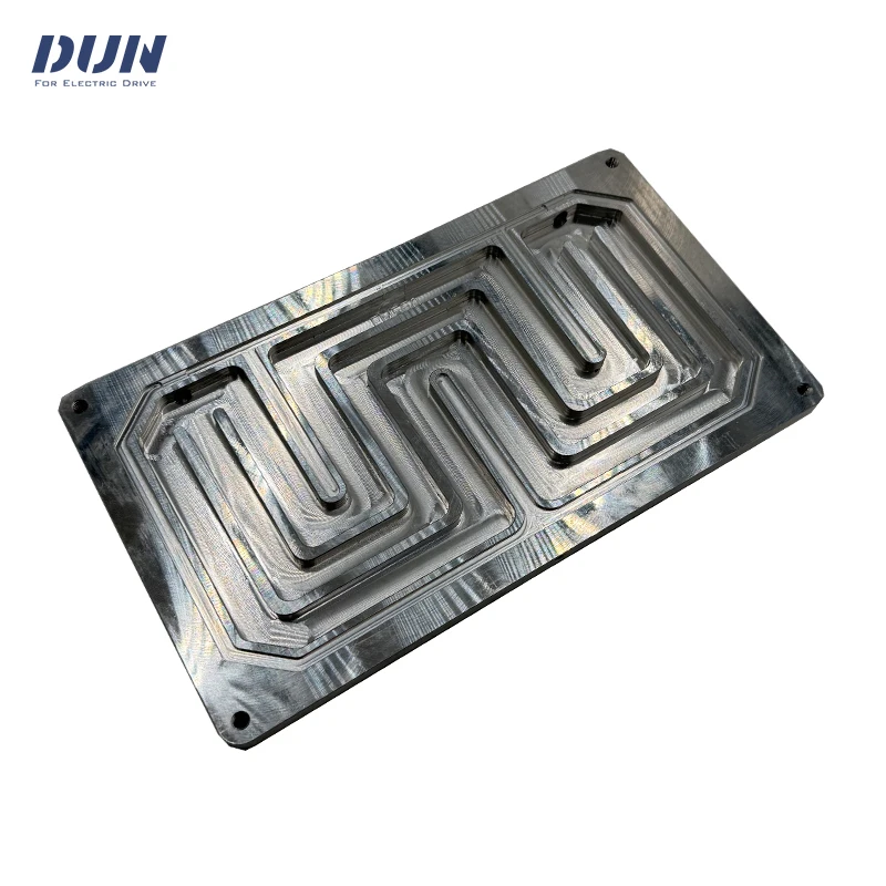 CNC Customized Water-cooled Liquid Cooling Bottom Plate for VOTOL Controller EM550 
CNC Customized Water-cooled Liquid Cooling Bottom Plate for VOTOL Controller EM550