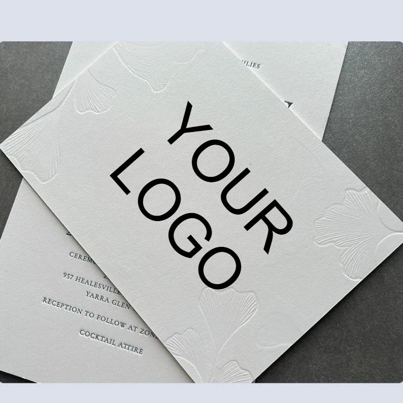 Personalized Embossed Business Cards Any Design Logo Customized Premium Paper Card Bulk Customization for Office
Personalized Embossed Business Cards Any Design Logo Customized Premium Paper Card Bulk Customization for Office