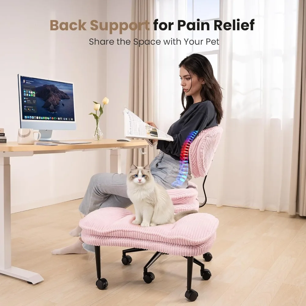 Cross Legged Office Chair, Ergonomic Cloud Criss Cross Desk Chair, Meditation Chair with Wheels, Height Adjustable, Customized
Cross Legged Office Chair, Ergonomic Cloud Criss Cross Desk Chair, Meditation Chair with Wheels, Height Adjustable, Customized