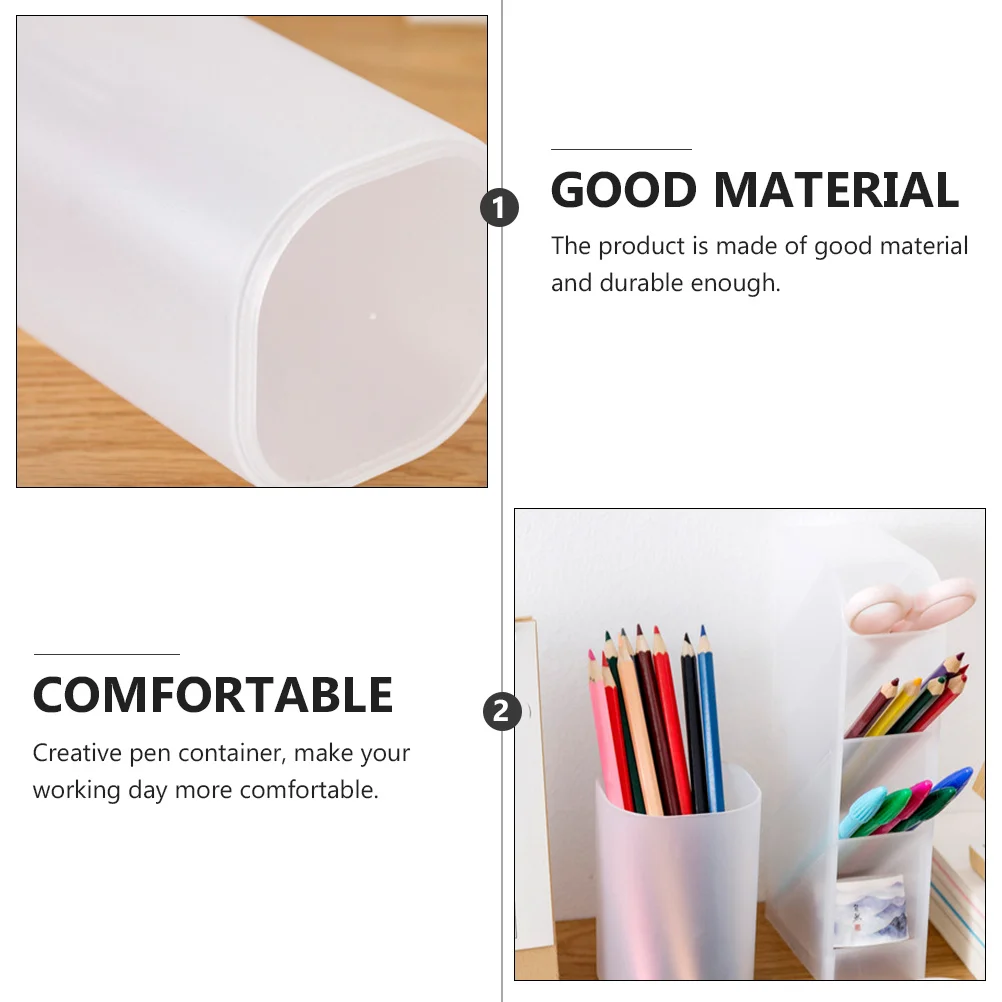 3Pcs School Pen Holder Cup Creative Pen Storage Container Fine Workmanship Polished Desk Organizer Stationery Box
3Pcs School Pen Holder Cup Creative Pen Storage Container Fine Workmanship Polished Desk Organizer Stationery Box