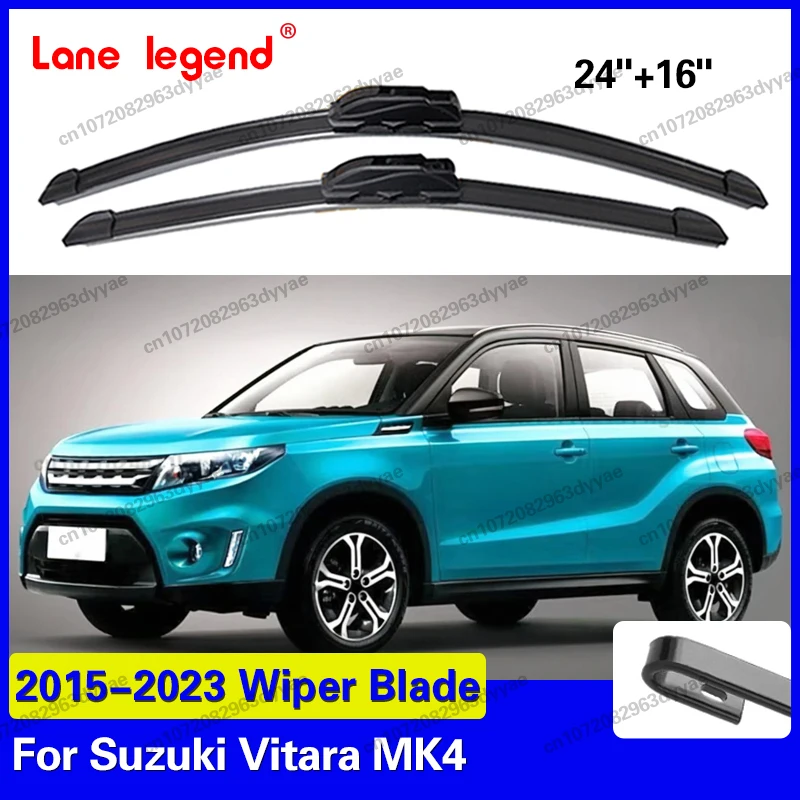 Car Wiper Front Wiper Blades 24"+16" For Suzuki Vitara MK4 2015-2023 Fit U Hook Arm Windshield Windscreen Front Window
Car Wiper Front Wiper Blades 24"+16" For Suzuki Vitara MK4 2015-2023 Fit U Hook Arm Windshield Windscreen Front Window