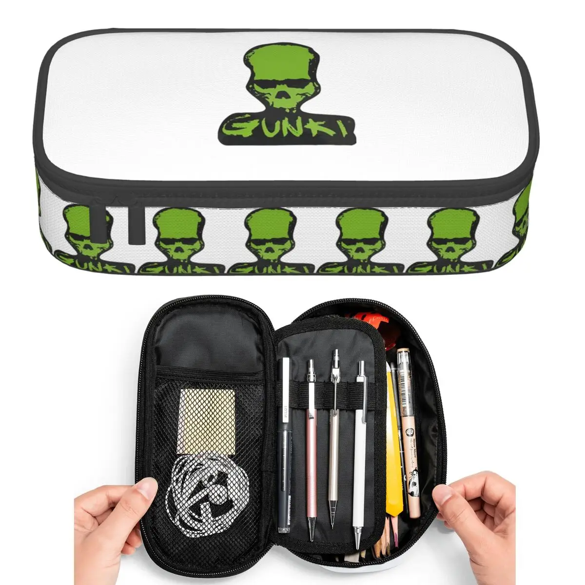 Gunki Logo Angling Skull Fishing Gunki Pencil Cases for Student Pen Box Pencil Bag Big Capacity Pencil Pouch Pen Holder
Gunki Logo Angling Skull Fishing Gunki Pencil Cases for Student Pen Box Pencil Bag Big Capacity Pencil Pouch Pen Holder