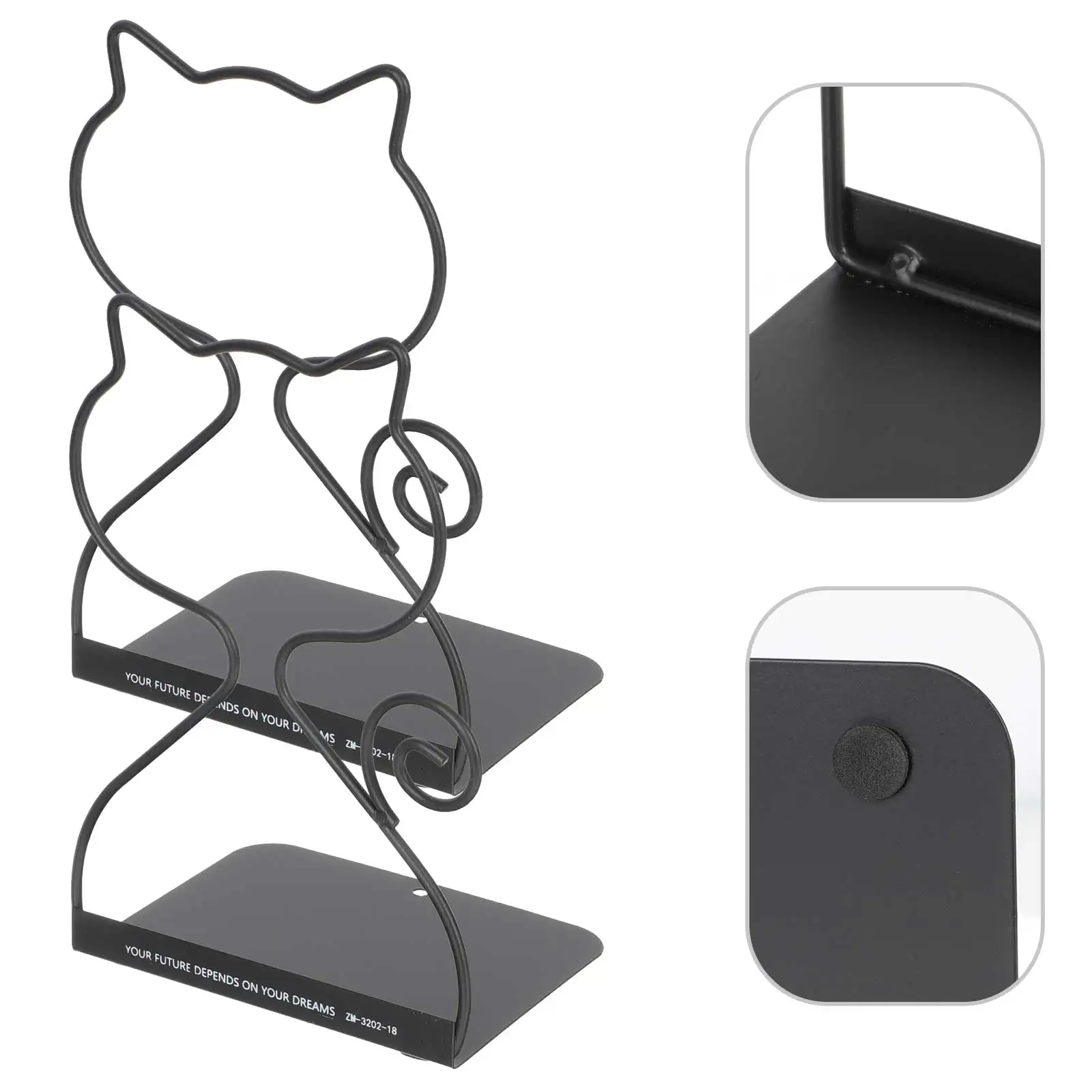 2pcs Metal Bookends Crafted Book Holders Sturdy Desktop Book Stands For Home Office Library Shelf Organizer Smooth
2pcs Metal Bookends Crafted Book Holders Sturdy Desktop Book Stands For Home Office Library Shelf Organizer Smooth
