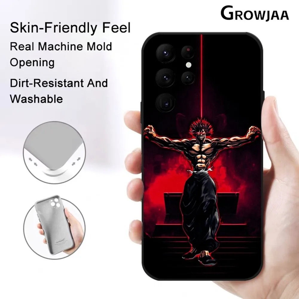 Anime B-Baki H-Hanma Phone Case for Samsung Galaxy S24 Ultra S22 S23 Ultra S21 S20 Protective Silicone Funda
Anime B-Baki H-Hanma Phone Case for Samsung Galaxy S24 Ultra S22 S23 Ultra S21 S20 Protective Silicone Funda