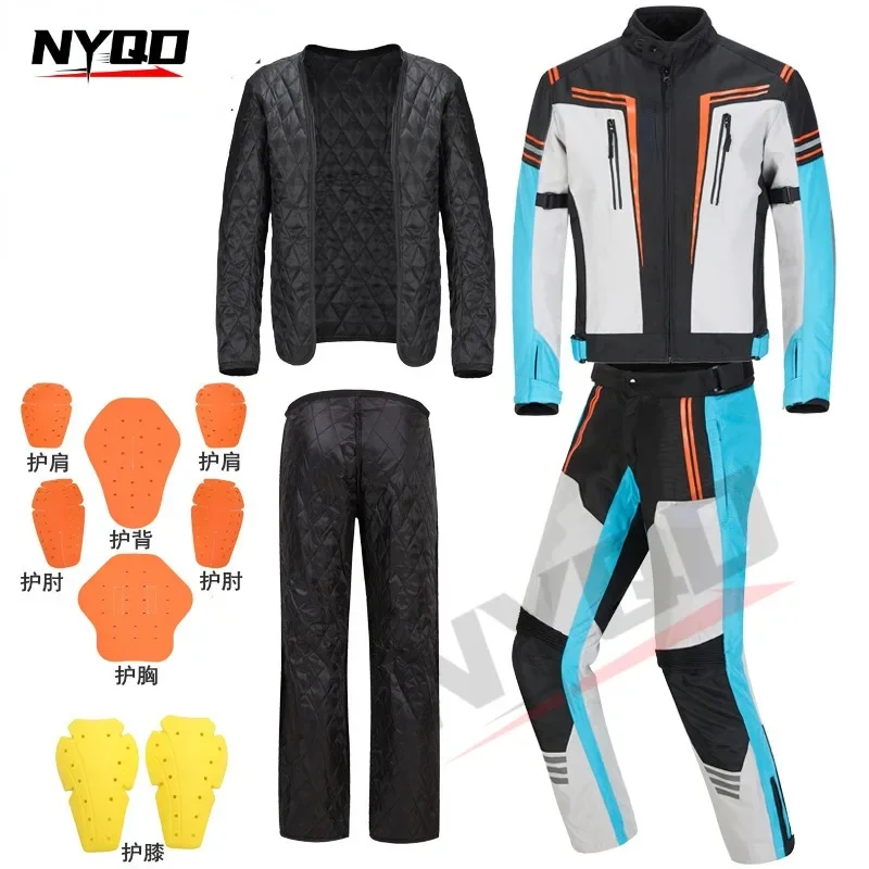 Spring autumn Motorcycle Jacket Cold-proof Waterproof Off-Road Jacket Men Motorbike Motocross Riding Clothing Protective Gear
Spring autumn Motorcycle Jacket Cold-proof Waterproof Off-Road Jacket Men Motorbike Motocross Riding Clothing Protective Gear