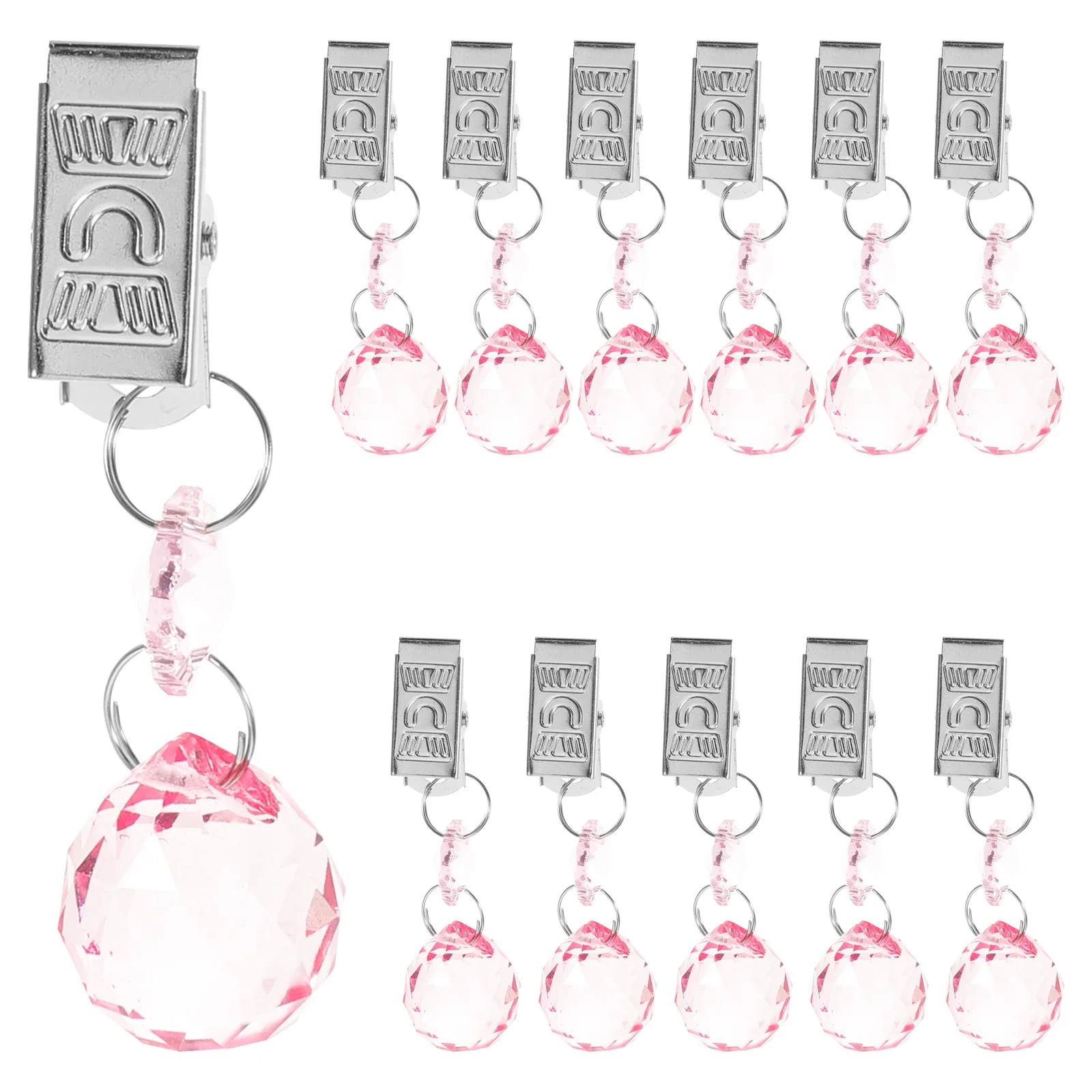 12pcs Tablecloth Clips Crystal Glass Teardrop Pendant Weights For Picnic Garden Party Outdoor Table Cover Clamps Metal Curtain
12pcs Tablecloth Clips Crystal Glass Teardrop Pendant Weights For Picnic Garden Party Outdoor Table Cover Clamps Metal Curtain