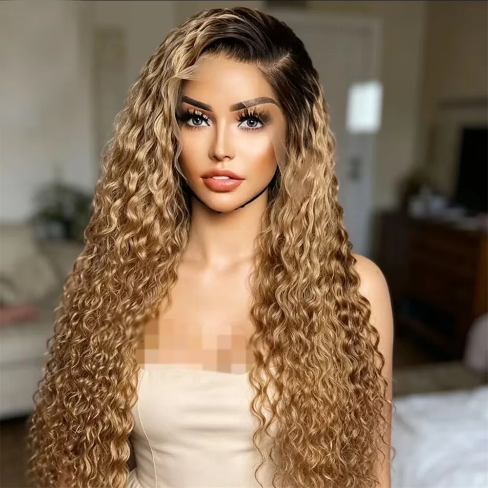 180 Density Ombre Blonde 26 Inch Kinky Curly 13*4*1 Lace Front Wig Synthetic Long For Women Babyhair PrePlucked Daily Glueless
180 Density Ombre Blonde 26 Inch Kinky Curly 13*4*1 Lace Front Wig Synthetic Long For Women Babyhair PrePlucked Daily Glueless