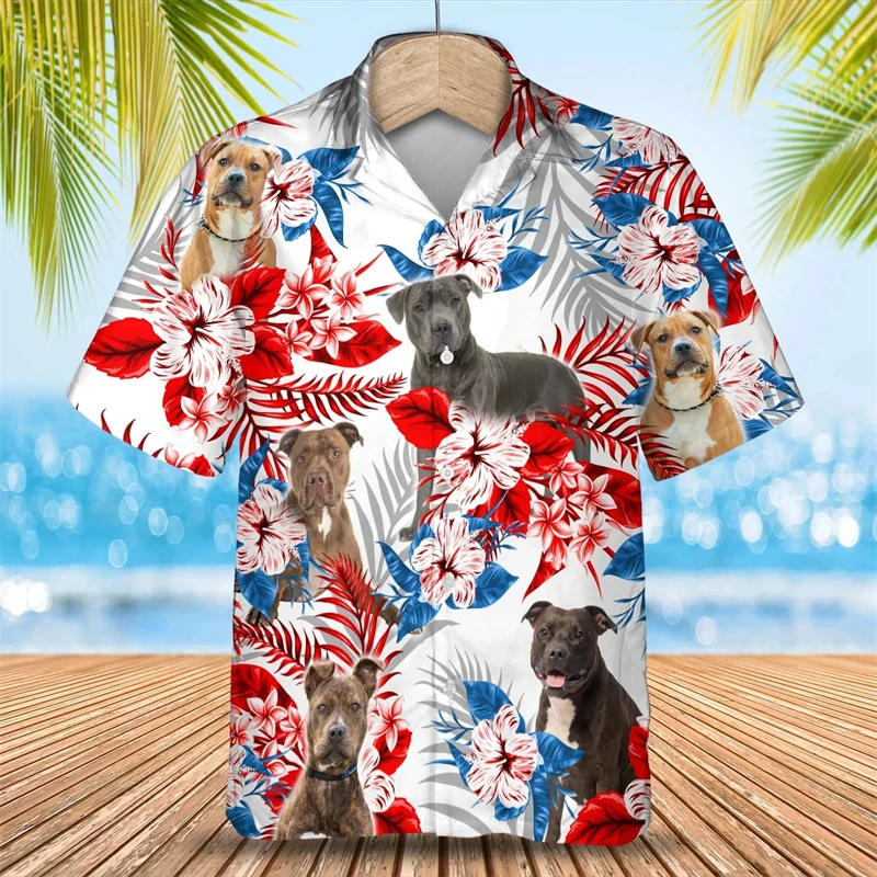 Summer Sale Hawaiian Shirt For Men 3d Pitbull Dog Animel Men's Shirt Beach Oversized Funny Men's Clothing Fashion Short Sleeve
Summer Sale Hawaiian Shirt For Men 3d Pitbull Dog Animel Men's Shirt Beach Oversized Funny Men's Clothing Fashion Short Sleeve
