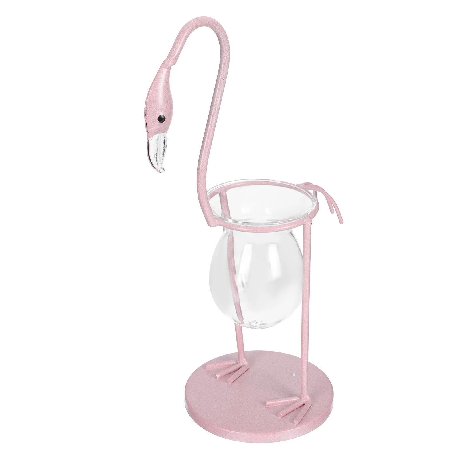 Hydroponic Vase Flamingo Glass Iron Plant Propagation Office Decor Adornment Home Creative Flower Vase Desk ganizer
Hydroponic Vase Flamingo Glass Iron Plant Propagation Office Decor Adornment Home Creative Flower Vase Desk ganizer