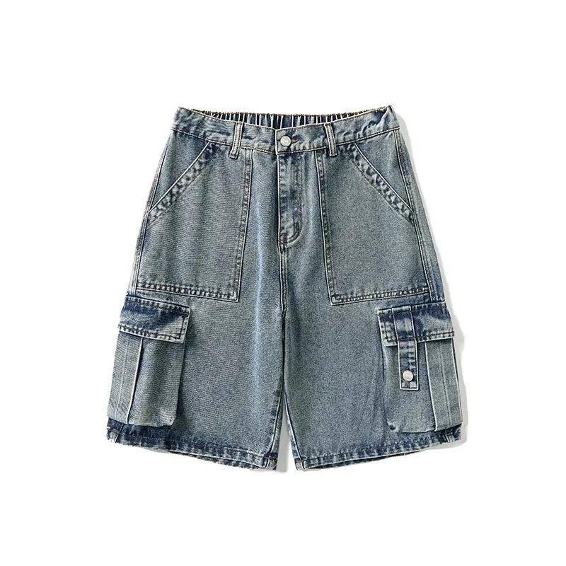 Men's Denim Shorts Vintage Loose Fit Cargo Washed High Street Style Spring Summer New Arrival Plus Size
Men's Denim Shorts Vintage Loose Fit Cargo Washed High Street Style Spring Summer New Arrival Plus Size