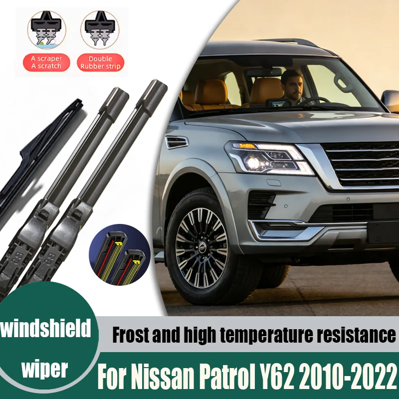 For Nissan Patrol Y62 2010-2022 2011 2012 2013 Wiper Front & Rear Wiper Blades Windshield Windscreen Window Brushes 24"+19"+12"
For Nissan Patrol Y62 2010-2022 2011 2012 2013 Wiper Front & Rear Wiper Blades Windshield Windscreen Window Brushes 24"+19"+12"